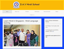 Tablet Screenshot of davschool.edu.sg